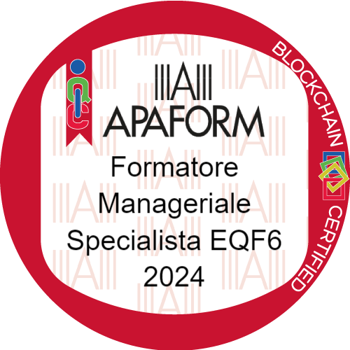 Formatore manageriale specialista livello EQF 6 stimato da APAFORM